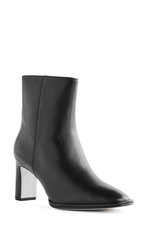 Black leather booties nordstrom best sale