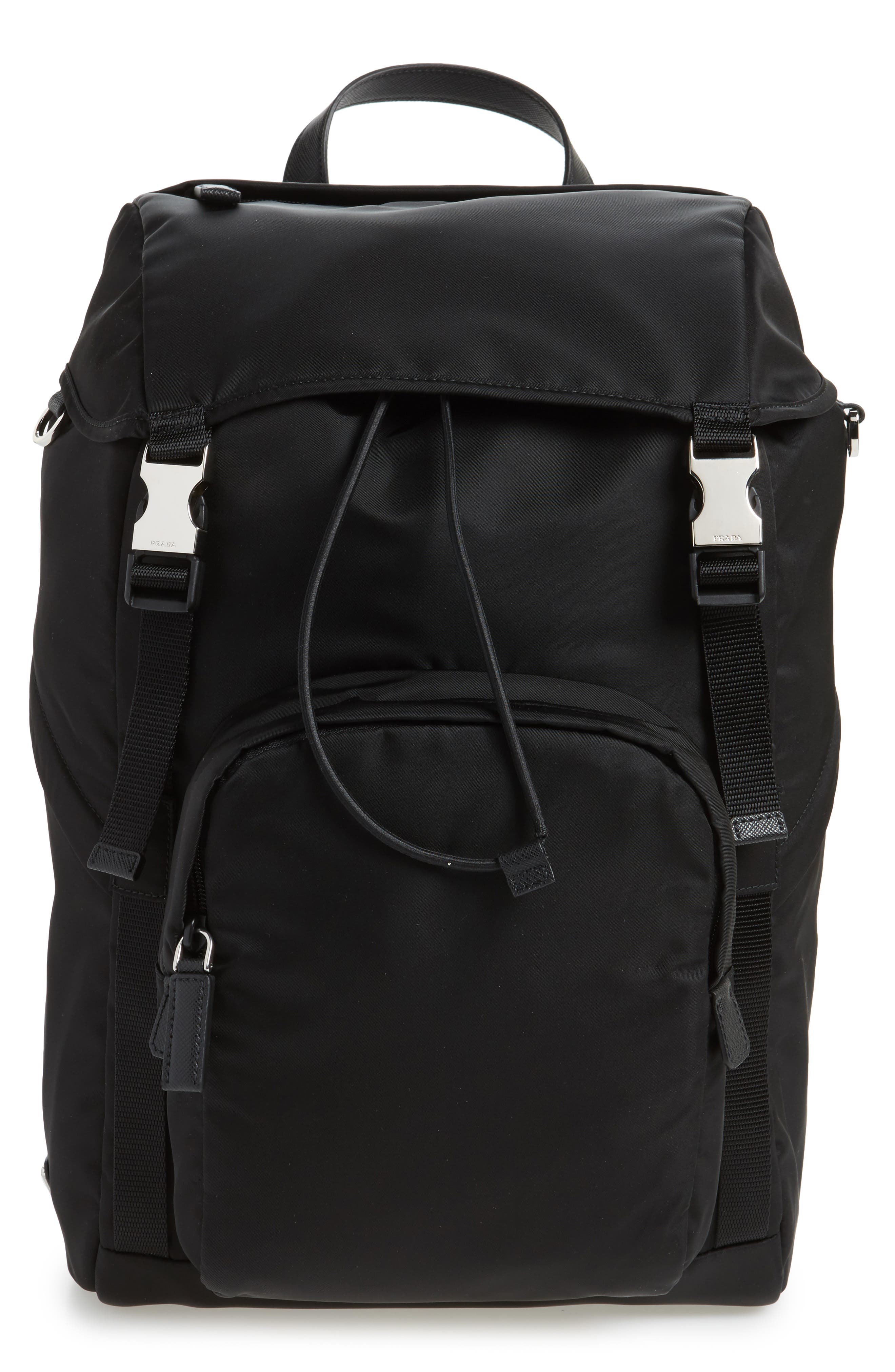 Prada Montagna Black Nylon Backpack 