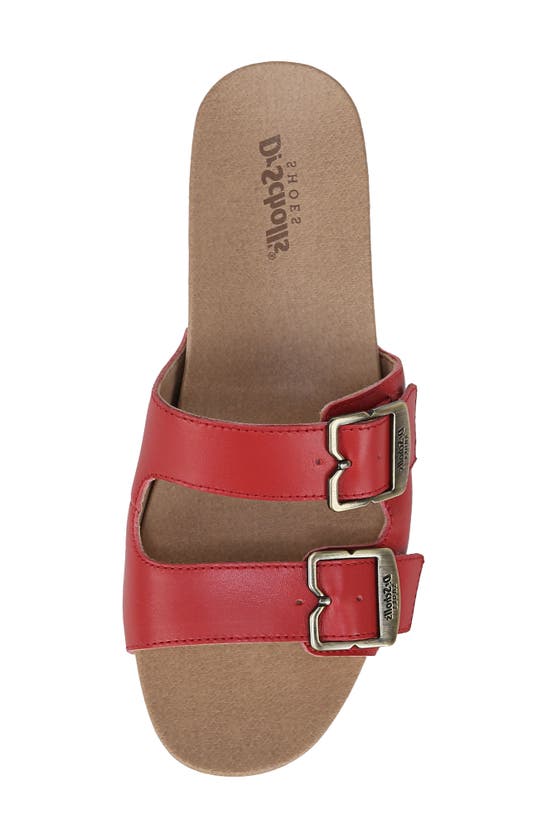 Shop Dr. Scholl's Original Vibe Platform Slide Sandal In Heritage Red