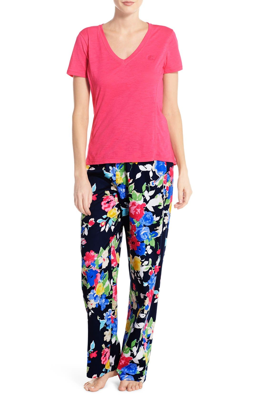 Lauren Ralph Lauren Print Cotton Pajamas | Nordstrom