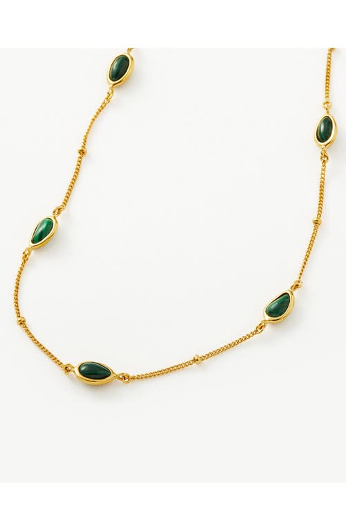 Missoma Malachite Station Choker In Gold