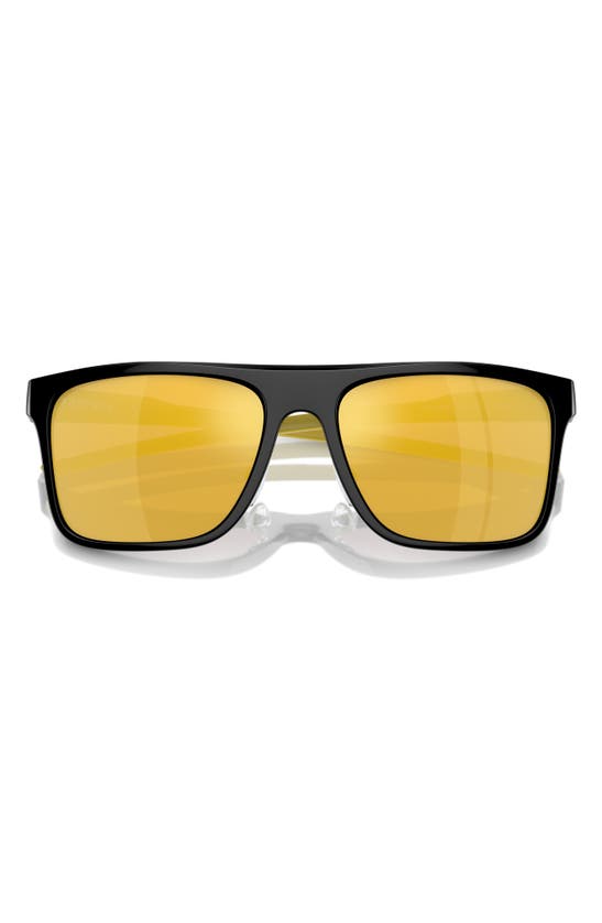 Shop Scuderia Ferrari 58mm Square Sunglasses In Black