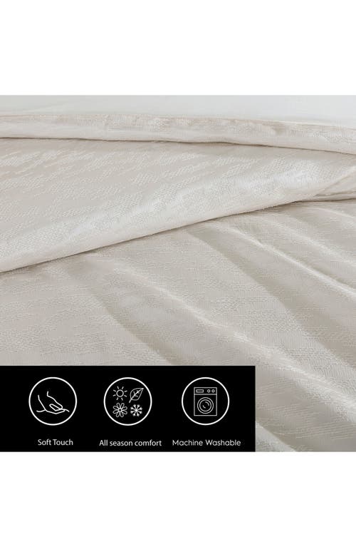 Vera Wang Illusion 3-piece Comforter & Shams Set In Porcelain