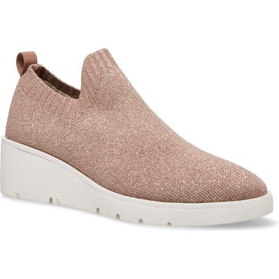 Steven By Steve Madden Knit Wedge Sneaker, Pink