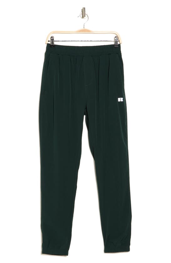 Shop Russell Athletic Commuter Tech Joggers In Green Scarab