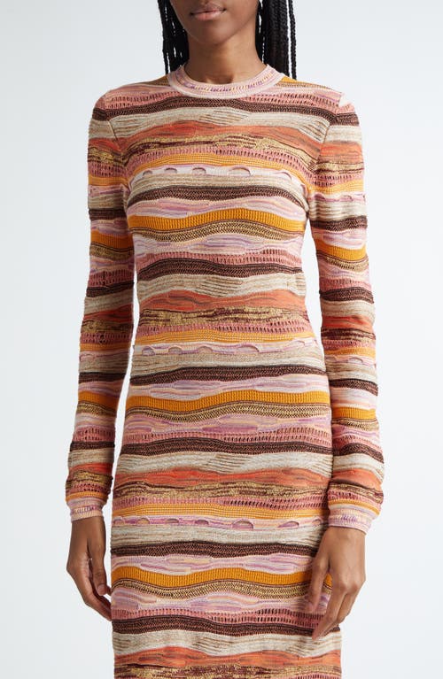 Shop Ulla Johnson Fauna Knit Maxi Dress In Sunset