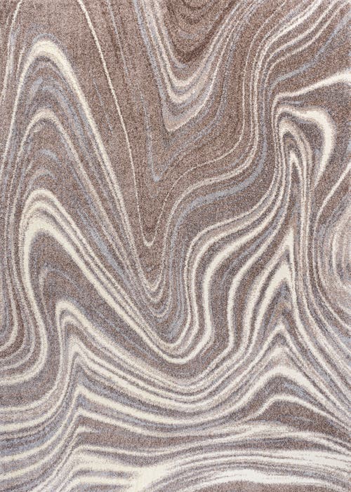 Jonathan Y Eleni Contemporary Glam Abstract Marble Area Rug In Brown/cream
