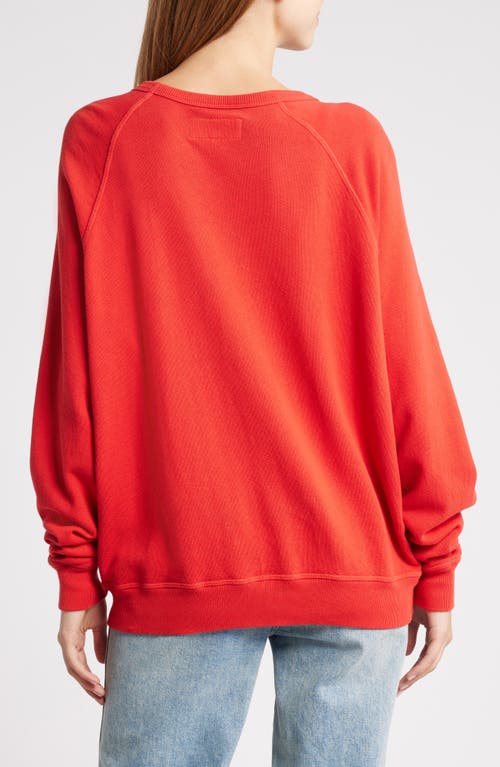 Shop The Great . College French Terry Sweatshirt In Campfire