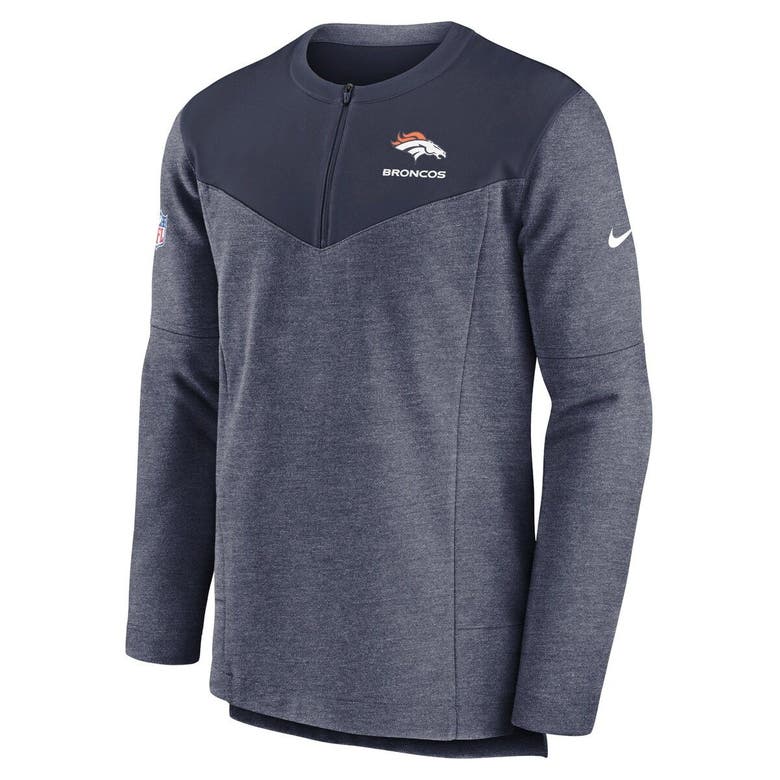 Denver Broncos Nike Sideline Performance Long Sleeve T-Shirt - Navy