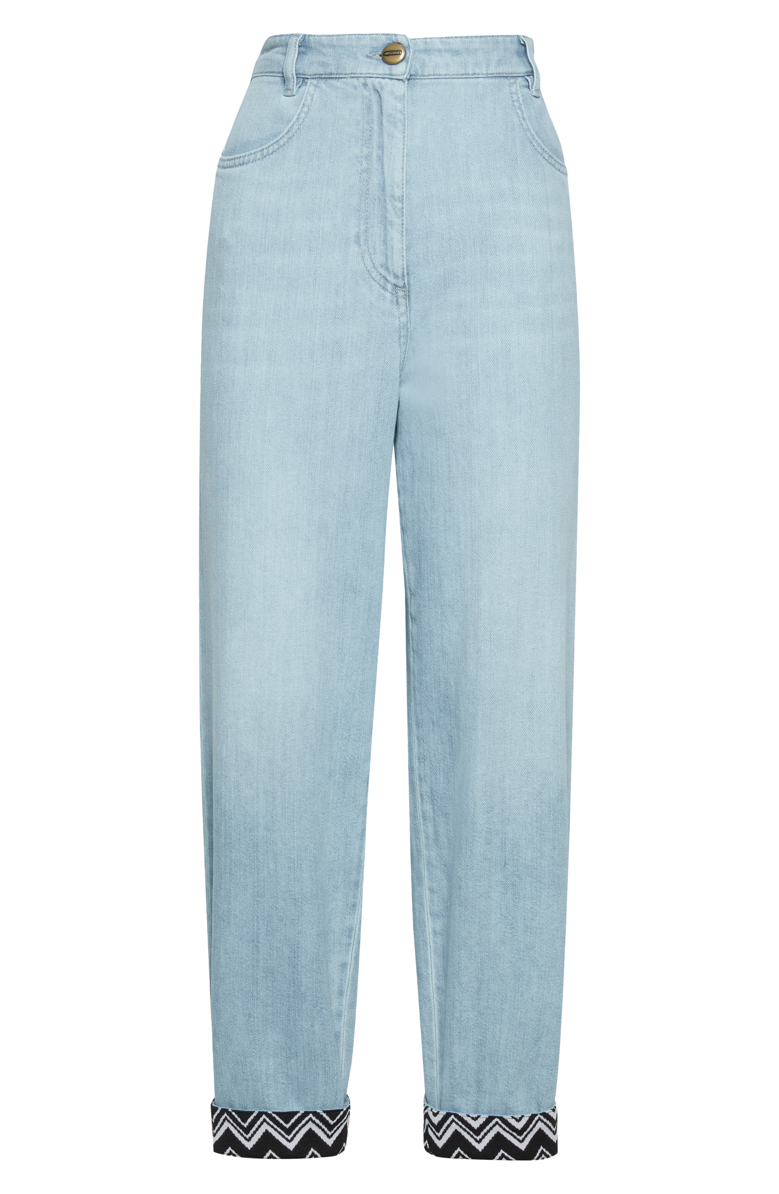 Missoni Stripe Cuff High Waist Stretch 