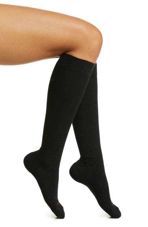 Knee High Compression Socks in Galatic Black