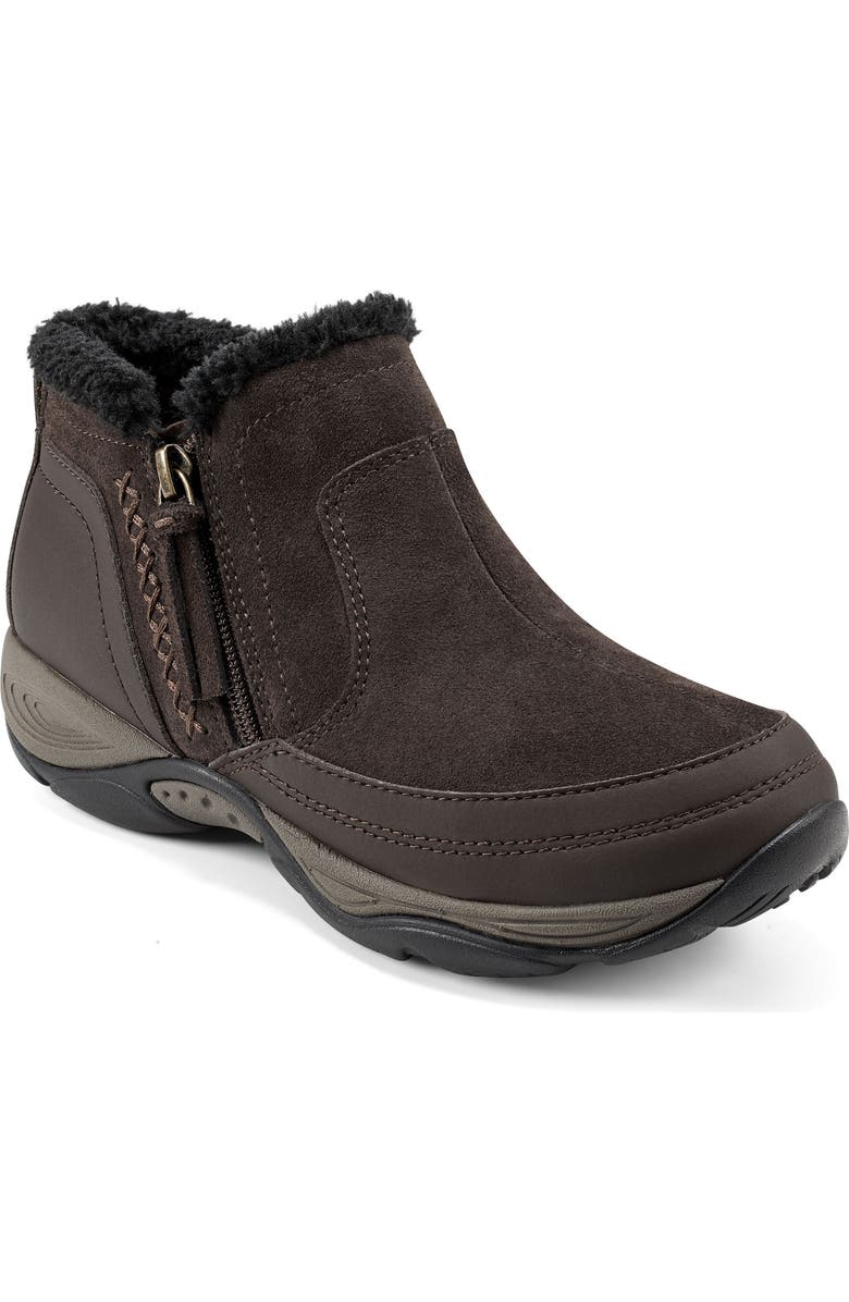 Easy Spirit Epic Water Resistant Ankle Boot, Main, color, Chocolate