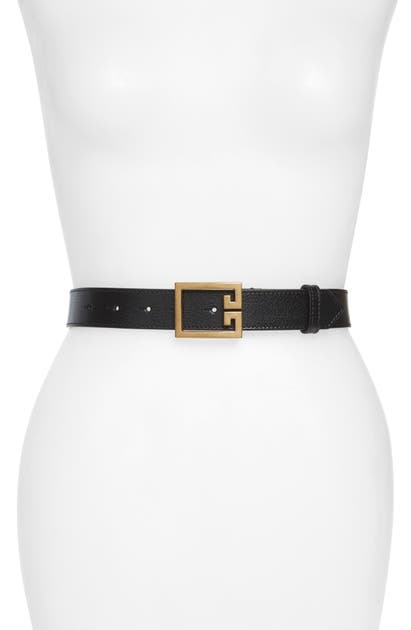 GIVENCHY GV3 LEATHER BELT,BB400HB0NH