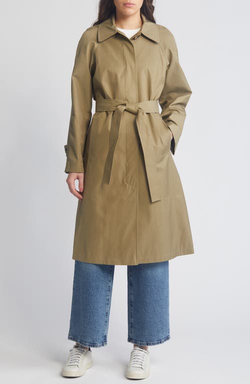 Sam Edelman Belted Raglan Trench Coat Tidal Foam at Nordstrom,