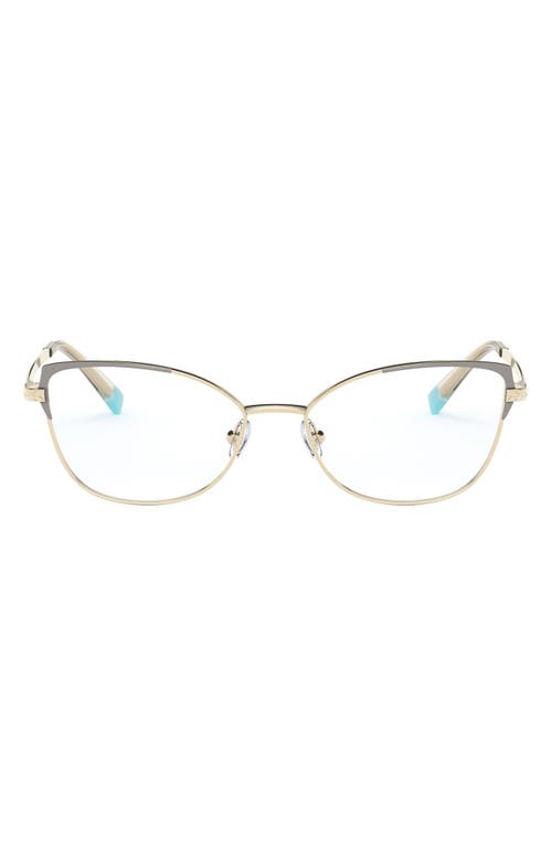 Tiffany & Co. 53mm Butterfly Optical Glasses in Pale Gold at Nordstrom