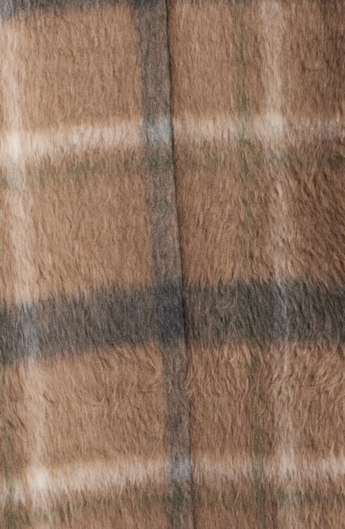 LUCKY BRAND LUCKY BRAND PLAID DOUBLE BREASTED COAT