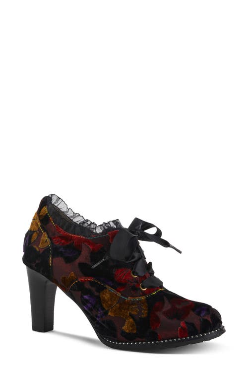 L'artiste By Spring Step Pritz Bootie In Bordeaux Multi
