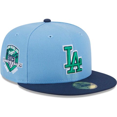 Men's New Era Stone/Powder Blue Los Angeles Chargers 2023 NFL Draft Low Profile 59FIFTY Fitted Hat