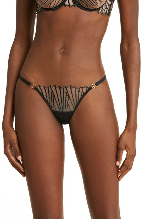 Brand - Iris & Lilly Women's Thong in Full-cover Embroidered Front :  : Clothing, Shoes & Accessories