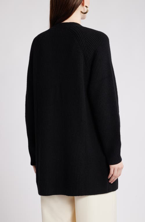 NORDSTROM NORDSTROM RIB LONG CARDIGAN