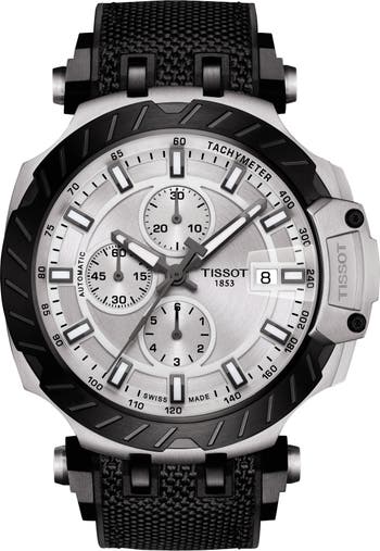 Tissot T Sport Chronograph Webbed Strap Watch 48mm Nordstromrack