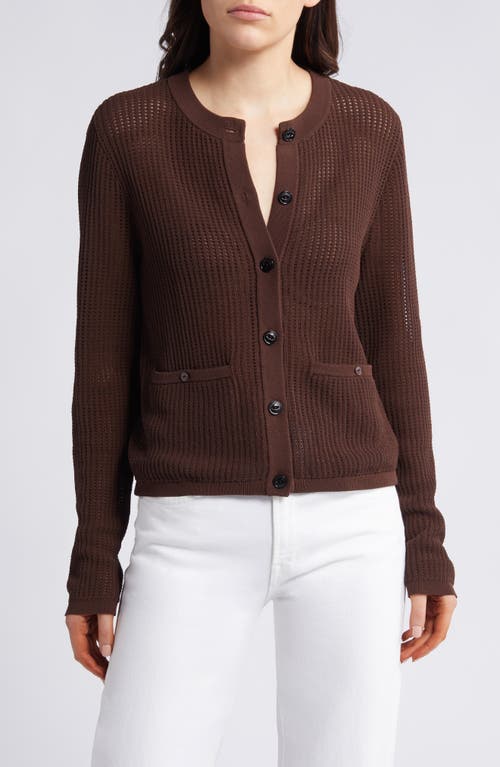 rag & bone Viola Open Stitch Cardigan at Nordstrom,