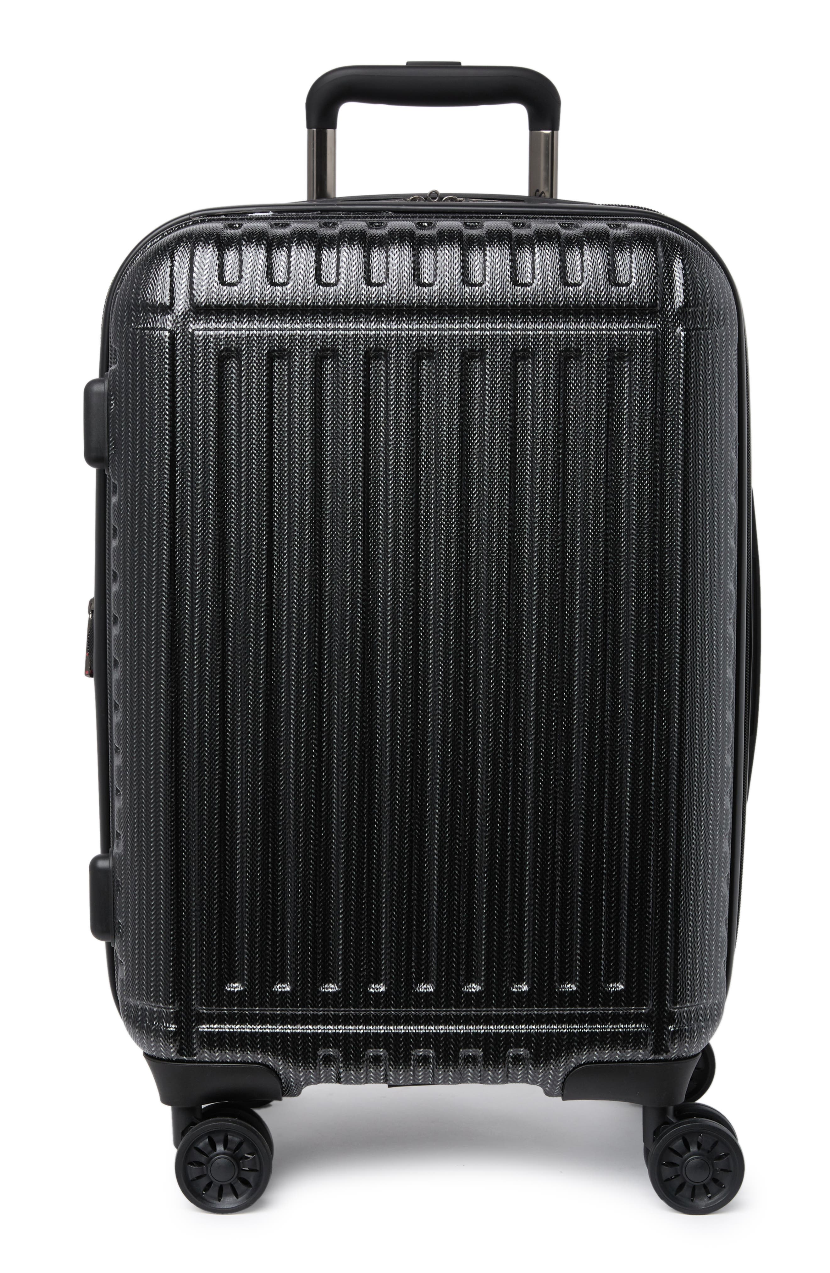 Click to view more detailed imagery on our partner's website Sammys Granite 20" Hardside Spinner Suitcase In Black At Nordstrom Rack
