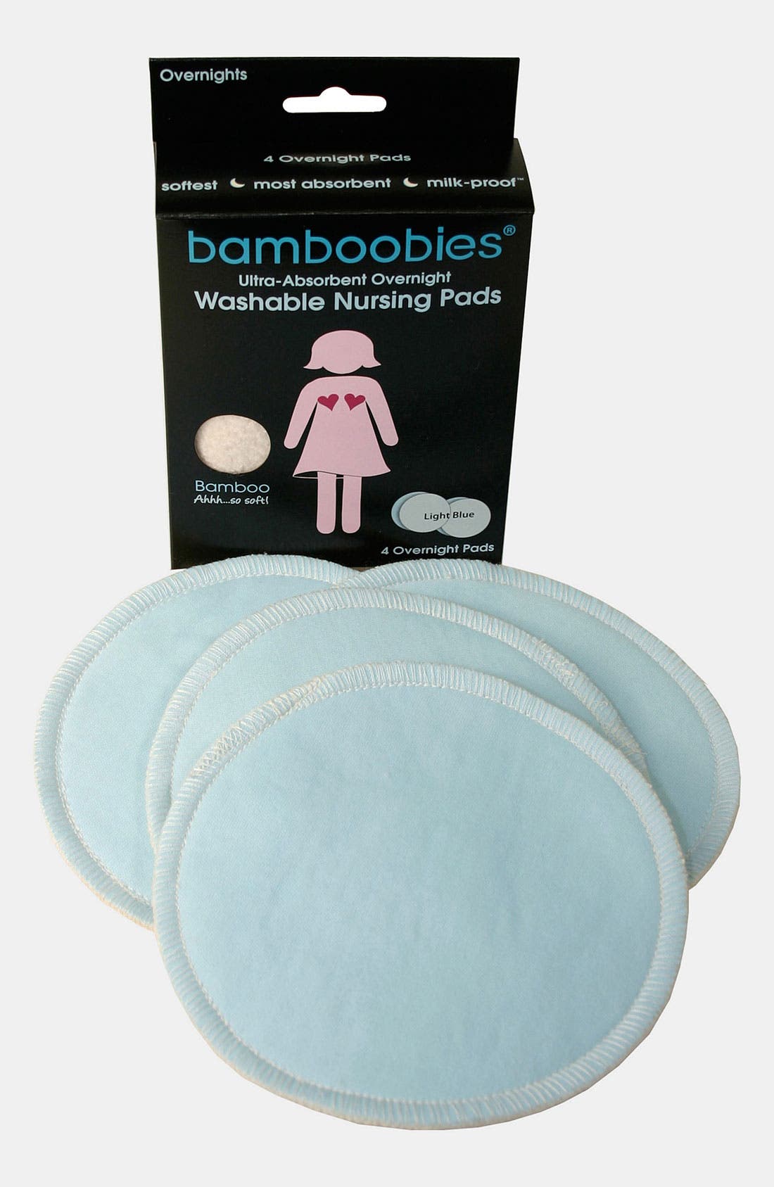 Bamboobies® 'Overnight Bamboobies®' Nursing Pads (2 Pairs) Nordstrom