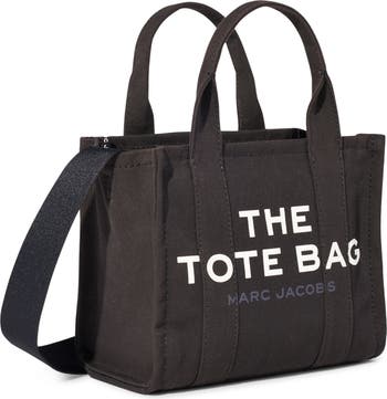 Marc Jacobs Small Traveler Faux Shearling Trim Tote in Black/White at  Nordstrom
