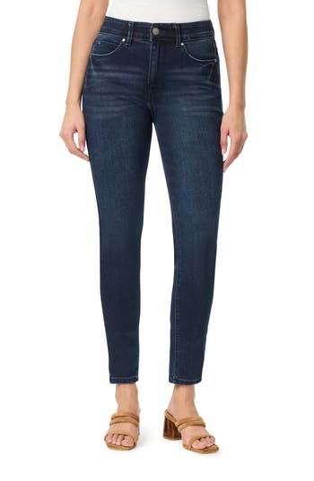 Shop Curve Appeal Nicki High Waist Ankle Skinny Jeans In Marine