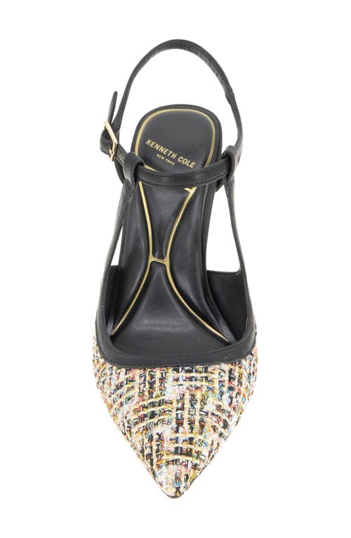 Kenneth Cole Romi Slingback Pump In Metallic Fabric