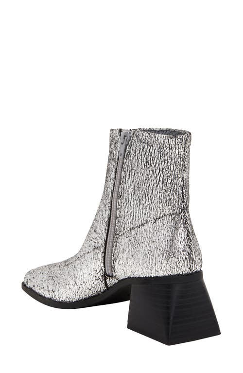 Shop Katy Perry Lolette Square Toe Bootie In Silver