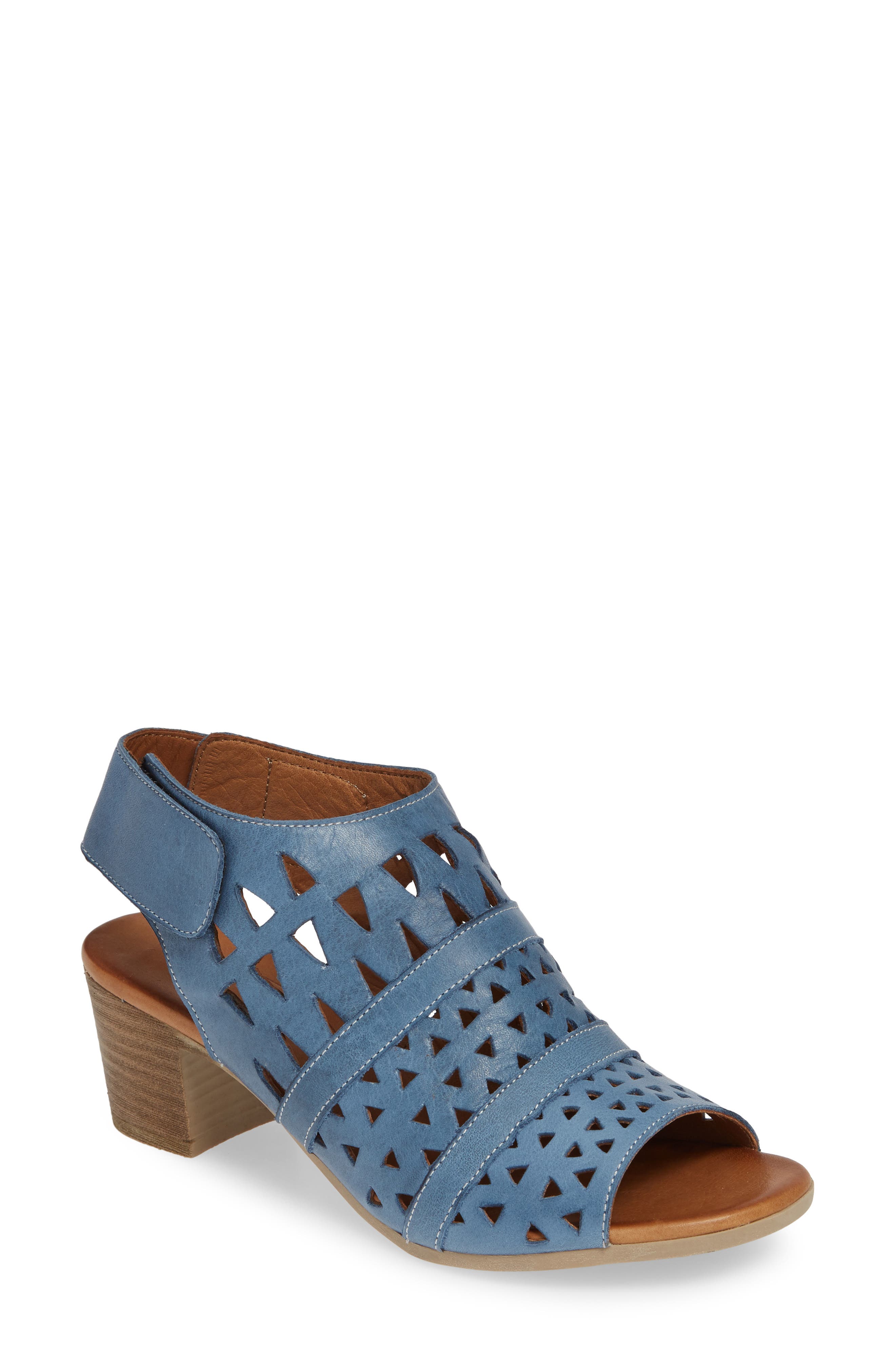 Sheridan Mia Tamsie1 Perforated Sandal, Blue