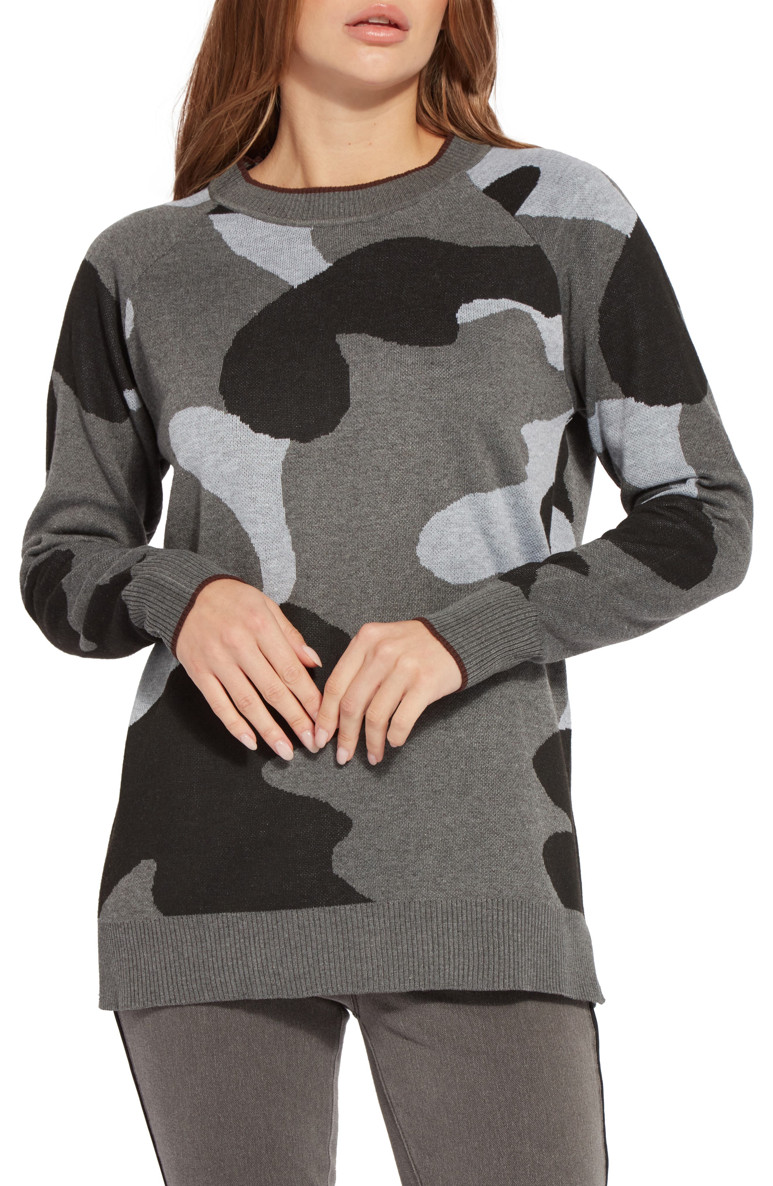 camo knit sweater | Nordstrom