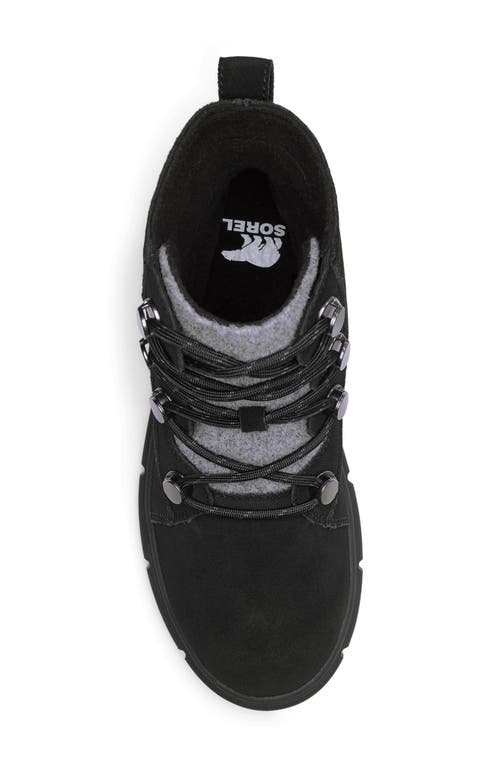 Sorel Suede Boots In Black/black