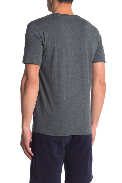 Threads 4 Thought V-neck Slub T-shirt In Grey Melange