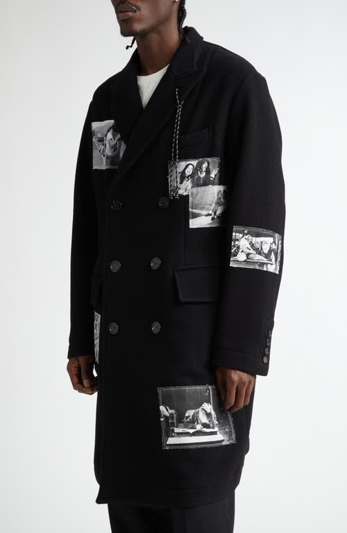 Takahiromiyashita The Soloist Takahiromiyashita Thesoloist. Double Breasted Wool Chesterfield Coat In Black