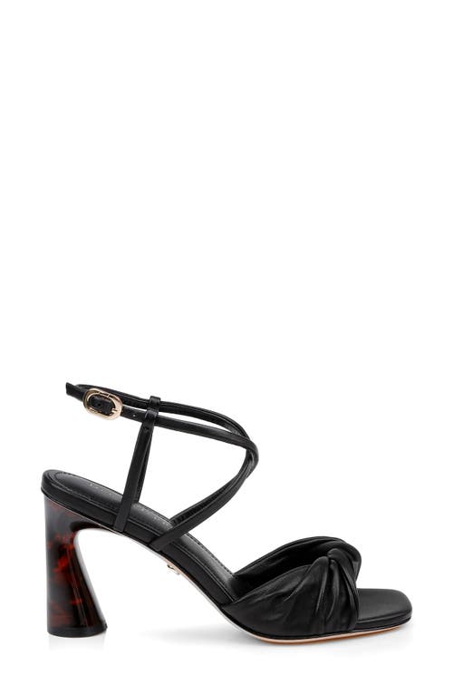 Shop Dee Ocleppo Mexico Square Toe Sandal In Black Leather