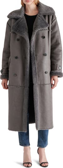 Annie faux shearling coat best sale