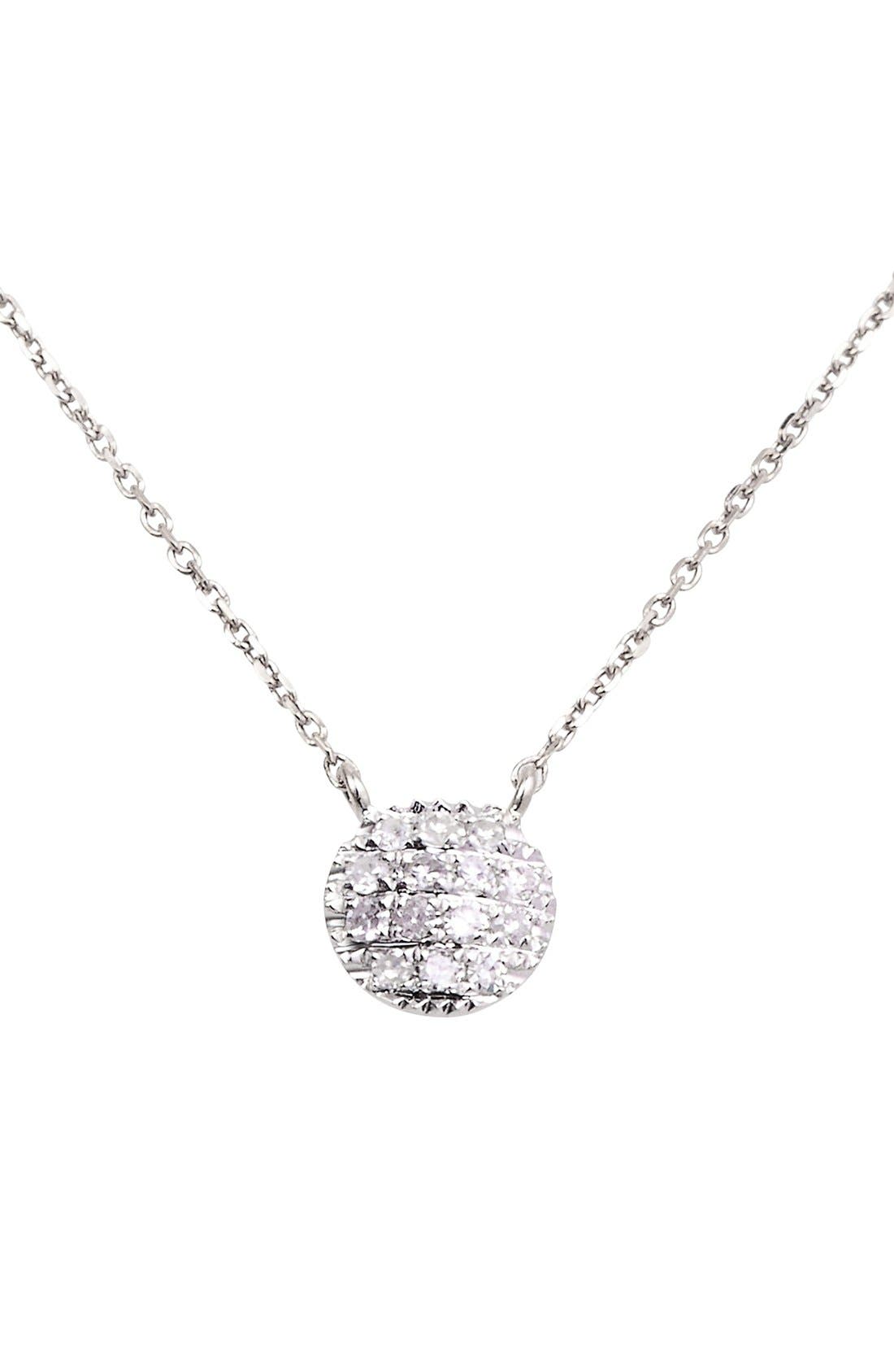 circle of love diamond pendant