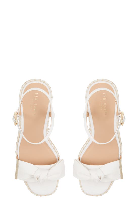 Ted Baker Gia Espadrille Sandal In White