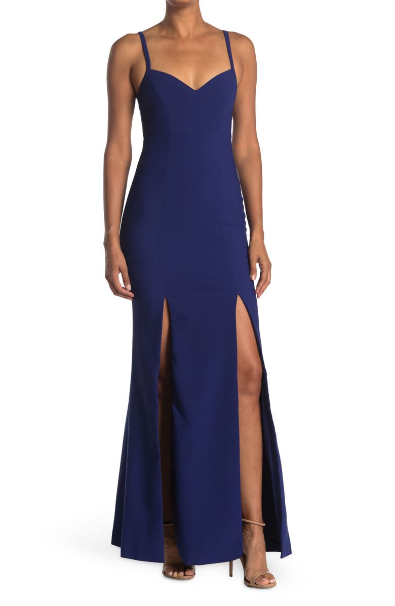 LIKELY Alameda Gown, Main, color, BLUEPRINT