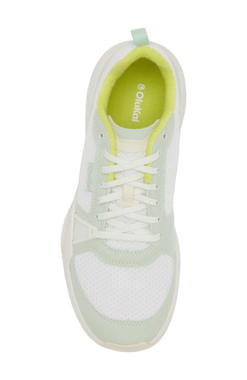 Olukai Anau Sneaker In Bright White/pale Mint