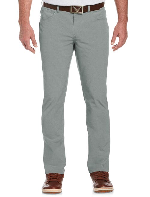 Shop Callaway 5-pocket Flat-front Everplay Pants In Grey Heather