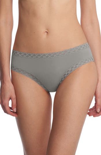 Bliss Lace-Trim Cotton Brief Underwear 156058