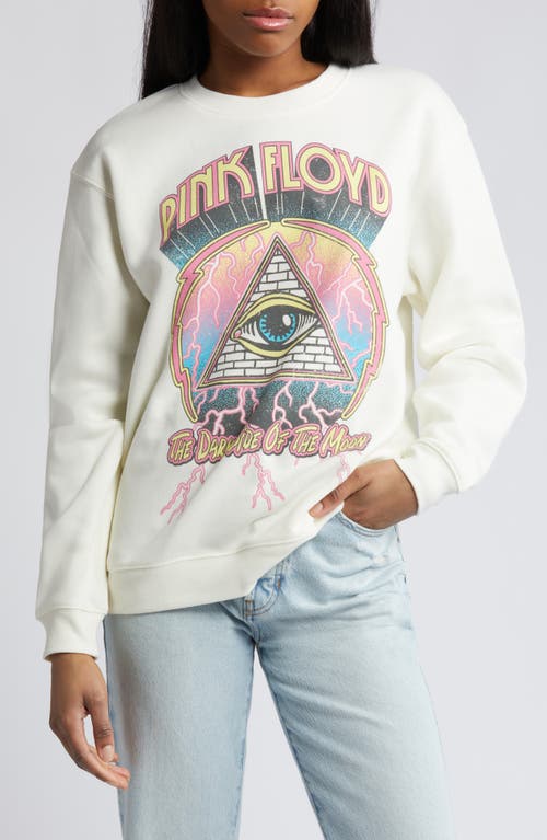 Pink Floyd Graphic Sweatshirt in Marshmallow