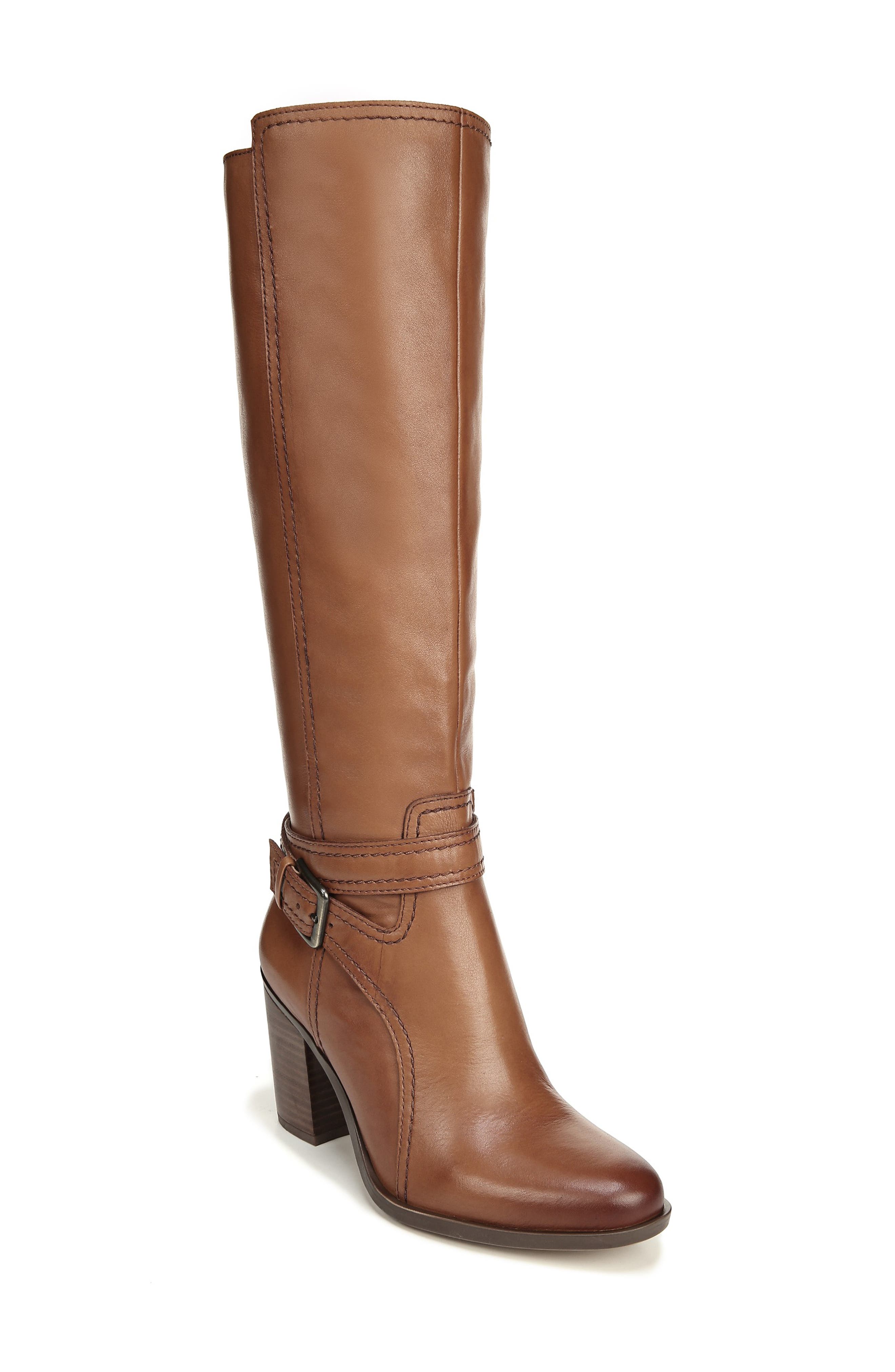 Naturalizer Kelsey Knee High Boot, Regular Calf- Brown
