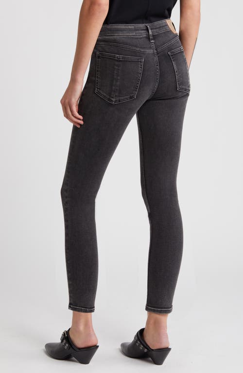 Shop Rag & Bone Cate Ankle Skinny Jeans In Washed Black