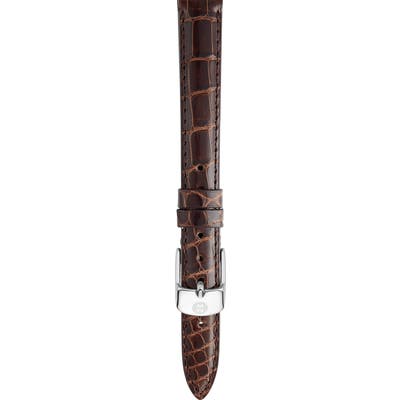 Michele 1m Alligator Leather Watch Strap