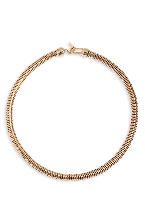 Shop Nordstrom Round Snake Chain Necklace In Gold